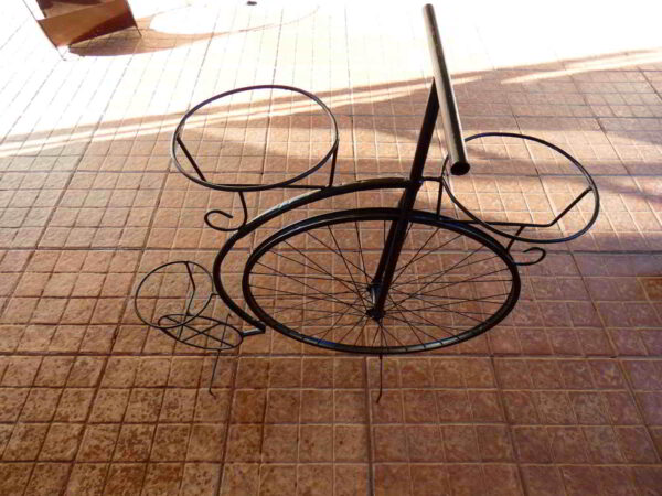 Bicicleta 3 macetas